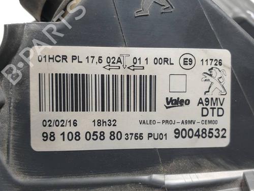 Right headlight PEUGEOT 208 I (CA_, CC_) 1.2 PureTech 82 | BP29474309C29 