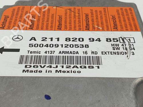 ECU airbags MERCEDES-BENZ E-CLASS T-Model (S211) E 280 T CDI (211.223) | BP24627152M53 