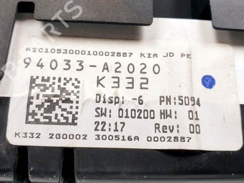 Instrument cluster KIA CEE'D (JD)  | BP6839670C47 