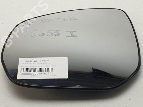 Used Left mirror glass PEUGEOT 3008 I MPV (0U_) 1.6 HDi (112 hp) 24935035