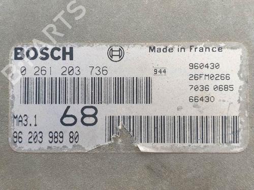 Engine control unit (ECU) PEUGEOT 106 II (1A_, 1C_) 1.1 i | BP12381999M57 
