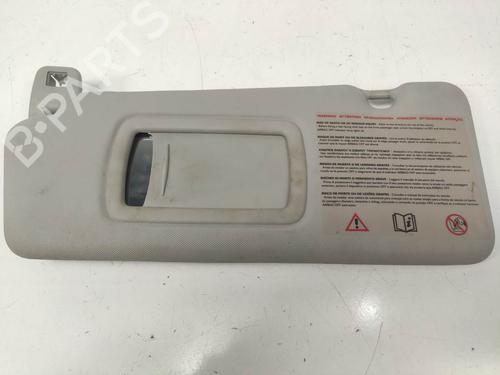 Used Left sun visor Left sun visor RENAULT LAGUNA III (BT0/1) 1.5 dCi (BT00, BT0A, BT0T, BT1J) (110 hp) 9536722 9536722