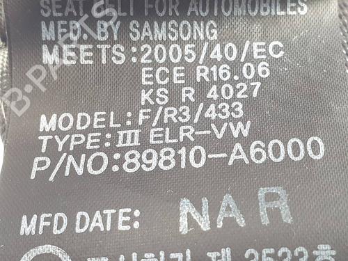Rear left seatbelt KIA CEE'D (JD) 1.0 T-GDI | BP30313331I29 - Image 3