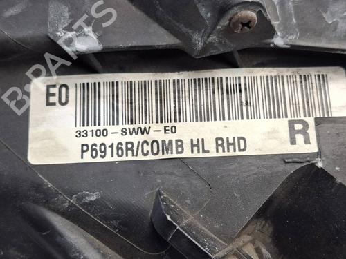 Right headlight HONDA CR-V III (RE_) 2.2 i-CTDi 4WD (RE6) | BP38480650C29 - Image 2