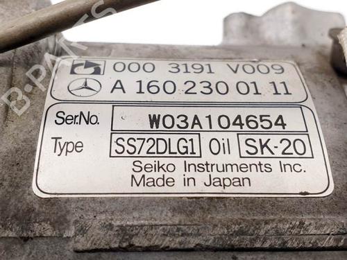 AC compressor SMART CITY-COUPE (450) 0.7 (450.352, 450.353) | BP13627039M34 