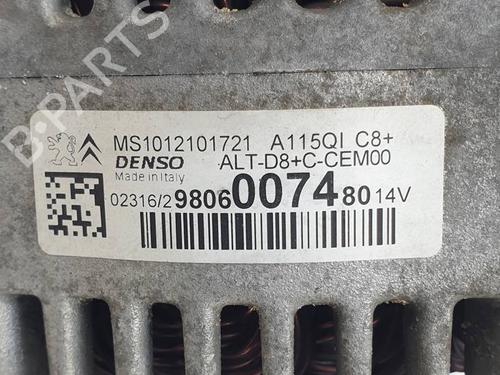 Alternator PEUGEOT 208 I (CA_, CC_) 1.2 PureTech 82 | BP29624565M7