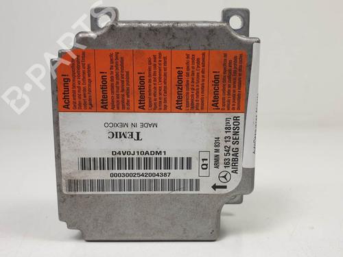 Airbag styreenhed Airbag styreenhed MERCEDES-BENZ M-CLASS (W163) ML 270 CDI (163.113) (163 hp) 10171539 10171539