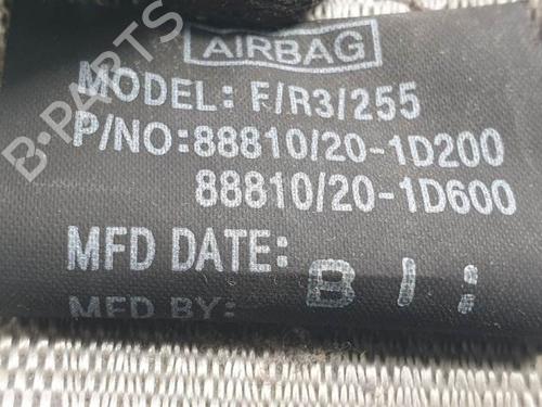 Front right seatbelt KIA CARENS III MPV (UN) 2.0 CRDi 140 | BP11710738I25 