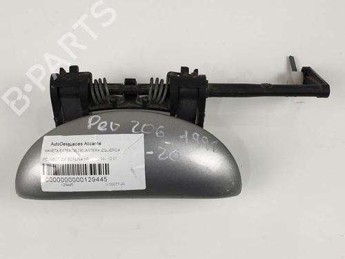 Used Front left exterior door handle PEUGEOT 206 Hatchback (2A/C) 2.0 HDI 90 (90 hp) 6841854