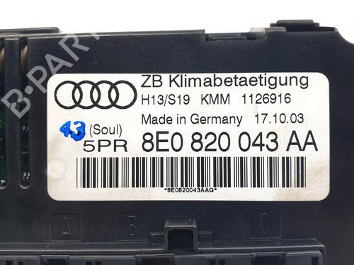 Climate control AUDI A4 B6 (8E2) 1.9 TDI | BP28061661I5  - Image 6