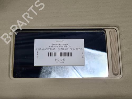 Left sun visor SKODA SUPERB II (3T4) 2.0 TDI | BP36594826I1 - Image 2