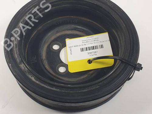 Polia Polia SEAT IBIZA IV (6J5, 6P1) 1.9 TDI (90 hp) 34712231 34712231