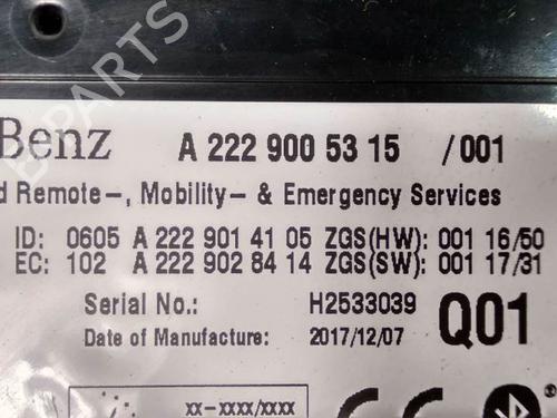 Electronic module MERCEDES-BENZ GLA-CLASS (X156) GLA 220 d 4-matic (156.905) | BP7521006M83 