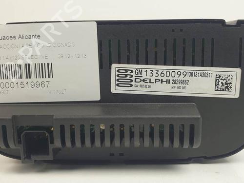 Climate control OPEL MERIVA B MPV (S10) 1.4 (75) | BP24984225I5 - Image 8