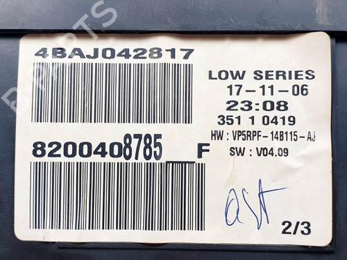 Instrument cluster RENAULT MEGANE II (BM0/1_, CM0/1_) 1.5 dCi (BM1F, CM1F) | BP14247661C47 