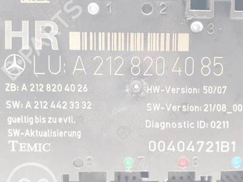 Electronic module MERCEDES-BENZ C-CLASS (W204) C 200 CDI (204.001) | BP30633350M83 