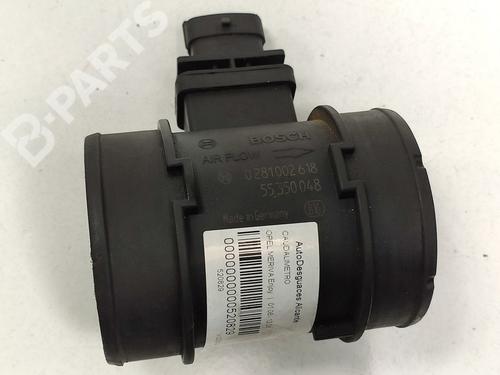 Used Mass air flow sensor Mass air flow sensor OPEL MERIVA A MPV (X03) 1.3 CDTI (E75) (75 hp) 9369868 9369868