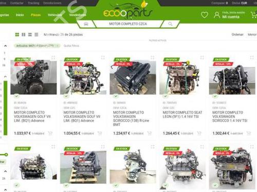Engine VW SCIROCCO III (137, 138) 1.4 TSI | BP9646610M1 