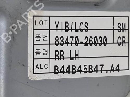 Rear left window mechanism HYUNDAI SANTA FÉ I (SM) 2.0 CRDi 4x4 | BP7116158C24 