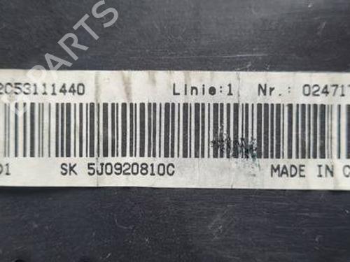 Instrument cluster SKODA ROOMSTER (5J7) 1.4 TDI | BP30313315C47 