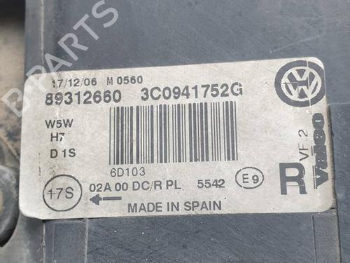 Lyskaster høyre VW PASSAT B6 Variant (3C5) 2.0 TDI | BP29989688C29 