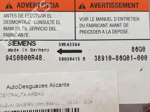 ECU airbags SUZUKI IGNIS II (MH)  | BP6860351M53 