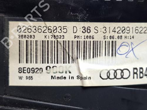 Instrument cluster AUDI A4 B6 (8E2) 1.9 TDI | BP40176631C47 - Image 6