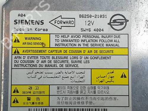 ECU airbags SSANGYONG RODIUS I 2.7 Xdi | BP30763197M53