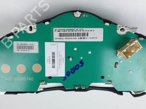 Instrument cluster CITROËN C3 II (SC_) 1.4 HDi 70 (SC8HZC, SC8HR0, SC8HP4) | BP28027562C47 - Image 3