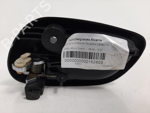 Højre bagtil invendig håndtag OPEL AGILA (A) (H00) 1.3 CDTI (F68) | BP6847172I16 