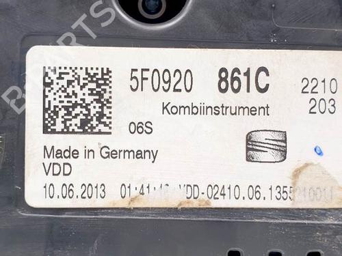 Instrument cluster SEAT LEON (5F1) 1.6 TDI | BP6892719C47 