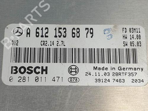 Engine control unit (ECU) MERCEDES-BENZ C-CLASS (W203) C 270 CDI (203.016) | BP24932896M57 