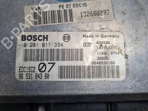Engine control unit (ECU) CITROËN C5 I (DC_) 2.2 HDi (DC4HXB, DC4HXE) | BP37507839M57 - Image 4