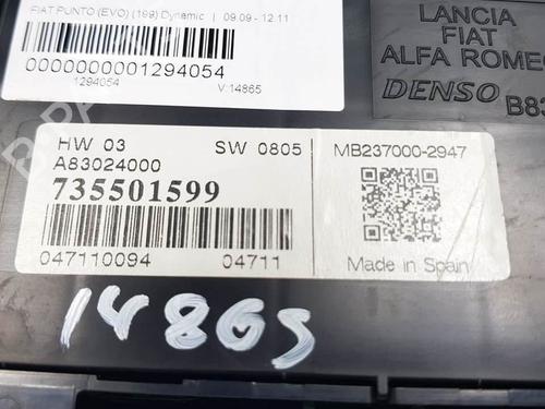 Climate control FIAT PUNTO EVO (199_) 1.4 (199AXB1A) | BP25294946I5 - Image 4