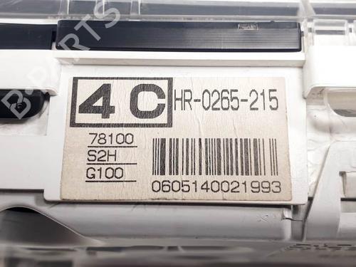 Instrument cluster HONDA HR-V (GH_) 1.6 16V | BP28061681C47 