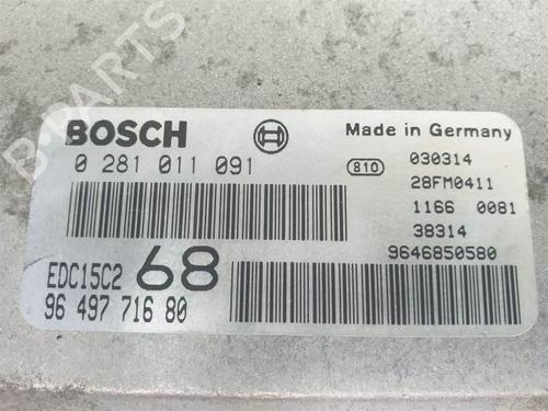 Engine control unit (ECU) CITROËN C5 I (DC_) 2.0 HDi | BP11019715M57 