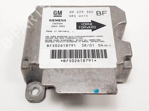 Kollisjonspute styreenhet OPEL ASTRA G Hatchback (T98) 1.6 (F08, F48) (84 hp) 17747600