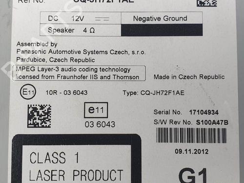 Radio HONDA CR-V IV (RM_) 2.2 i-DTEC 4WD (RE6) | BP24933972E6  - Image 9