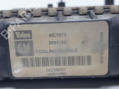 Køler OPEL AGILA (A) (H00) 1.2 16V (F68) | BP13716163M31 