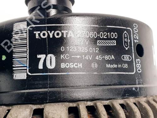 Alternator TOYOTA AVENSIS Saloon (_T25_) 1.6 VVT-i (ZZT250_, ZZT250R) | BP17165082M7 