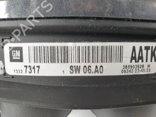 Instrument cluster OPEL INSIGNIA A (G09) 2.0 CDTI (68) | BP12356307C47 