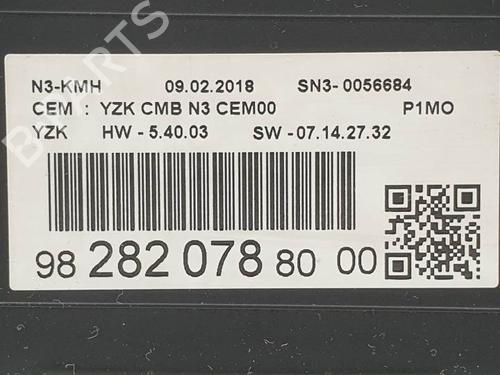 Instrument cluster OPEL CROSSLAND X / CROSSLAND (P17, P2QO) 1.2 (75) | BP25119589C47 