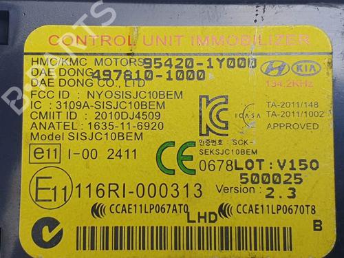 Control unit KIA PICANTO II (TA) 1.0 | BP24933738M11  - Image 6