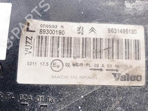 Left headlight CITROËN XSARA PICASSO (N68) 2.0 HDi | BP9393573C28 