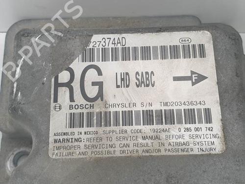 ECU airbags CHRYSLER VOYAGER IV (RG, RS) 2.8 CRD | BP8809674M53 