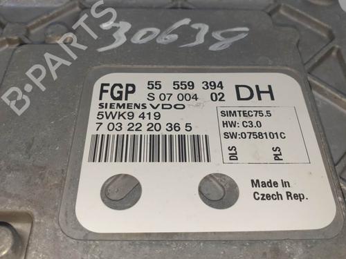 Engine control unit (ECU) OPEL ASTRA H (A04) 1.6 (L48) | BP29245543M57 - Image 4