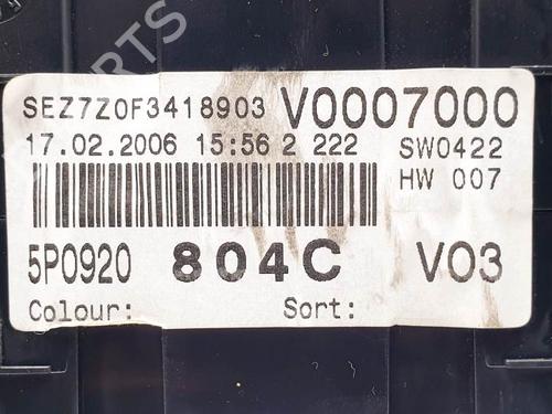 Instrument cluster SEAT ALTEA (5P1) 1.9 TDI | BP25117157C47 