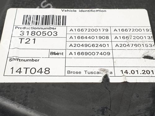 Front left window mechanism MERCEDES-BENZ M-CLASS (W166) ML 350 BlueTEC 4-matic (166.024, 166.023) | BP40176894C22 - Image 3