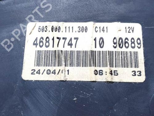 Instrument cluster FIAT DOBLO Box Body/MPV (223_) 1.9 D (223ZXB1A) | BP16036390C47 