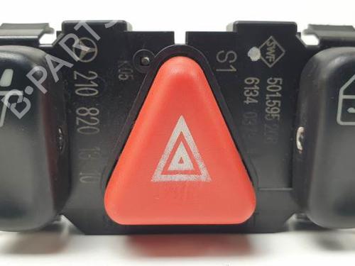 Used Warning switch MERCEDES-BENZ E-CLASS (W210) E 290 Turbo-D (210.017) (129 hp) 24585853